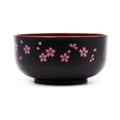 A middle bowl (Washing-up washing machine OK) sakura black