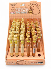 Capybara Beaded gel pen