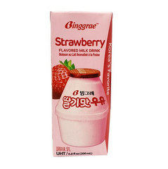 BINGGRAE STWBRY FLAVORED MILK