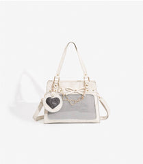 Large Capacity Transparent Crossbody & Handbag For Pin and Merch