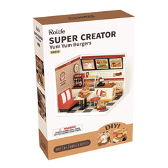 Rolife Super Creator Miniature House - Yum Yum Burgers DW010