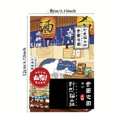 Wild Ryo Cat Mountain Society Cute Cat Diary Hand Drawn Illustrations Pocket Notes Notebook