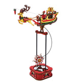 ROKR Gravity Swing: Santa On Sleigh MCD05 Puzzle Wood Art