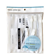 Slide zipper bag 6 sheets (SML)