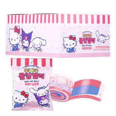 SANRIO ROUND ROLL UP JELLY – STRAWBERRY AND BLUEBERRY FLAVOR