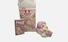 Femi Afternoon Tea Series Figure Sweet Peach Cat Dessert Theme Blind Box