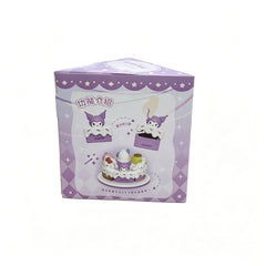 Sanrio Character Cake Slice Storage Box (Kuromi)