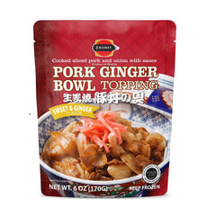 J-BASKET PORK GINGER BOWL TOPPING SHOGA YAKI 6OZ