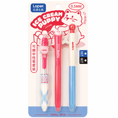CHERRY KITTY PINK PEN 3PC