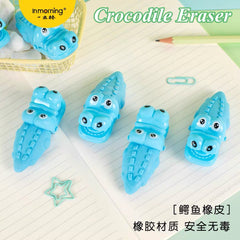 Blue Crocodile Eraser