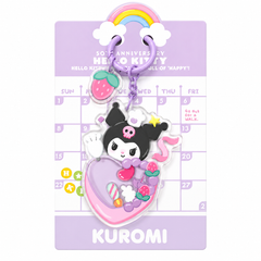 Sanrio Hello Kitty 50th Anniversary Shaker Keychain - Kuromi