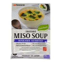 Hanamaruki Instant Miso Soup Wakame Seaweed (3pc)