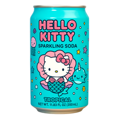 Hello Kitty Sparkling Soda Tropical Flavor