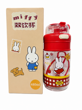 Miffy Dual-Drinking Plastic Cup - RED