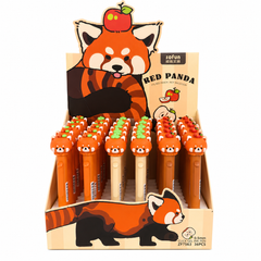 Red Panda Click Gel Pen
