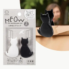 KOKUBO Cat Shaped Bag Clip 2pc