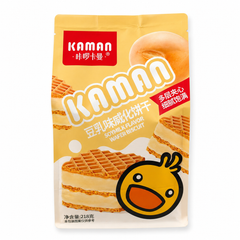 KAMAN WAFER BISCUIT BAG SOYMILK FLAVOR 218g