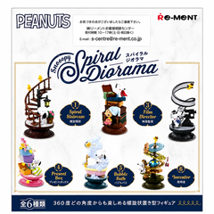 Re-Ment Peanuts Snoopy Spiral Diorama collection Blind Box