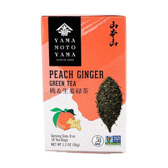 YAMAMOTOYAMA PEACH GINGER GREEN TEA BAG