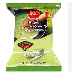 "ORANGE" SWISS ROLL MATCHA