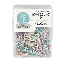 Color gem clip small 25mm 160P