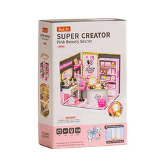 Rolife Pink Beauty Secret DIY Miniature House DW026