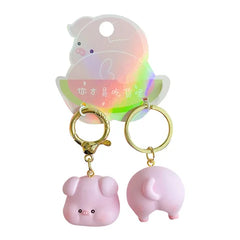 Pig keychain