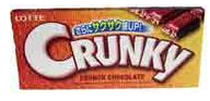 LOTTE CHOCOLATE CRUNKY BAR