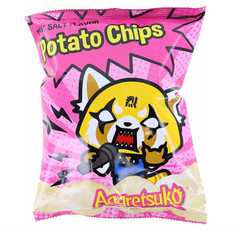 Aggretsuko Pink Salt Flavor Potato Chips