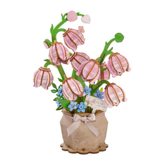Rowood Pink Lily of the Valley DIY Flower Bouquet TF003