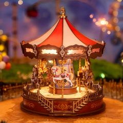 Rolife 3D Wooden Puzzle - Classic Carousel AMC01