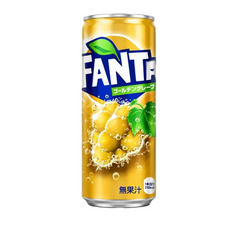COCA COLA FANTA-GOLDEN GRAPE SODA (JAPAN CAN)