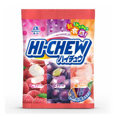 MORINAGA HI-CHEW MIXED FRUIT SOFT CANDY(Peach/Grape/Lychee)