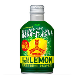 ASAHI SOFT DRINKS Mitsuya Ultra Strong Lemon Soda Can