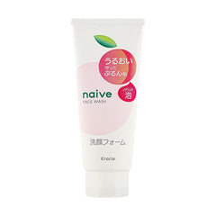 Kracie Naive Moisturizing Facial Cleansing Foam Peach 120g(Old package)