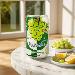 GREEN GRAPES FLAVOR SPARKLING WATER