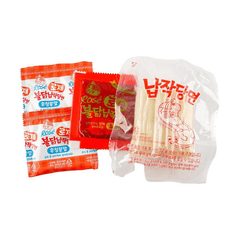 Samyang 504273 Rosé Artificial Spicy Chicken Flavor Buldak Hot Sauce Wide Glass Noodle