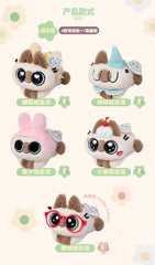 Azukisan Paw Tucked Plush Clip Blind Box