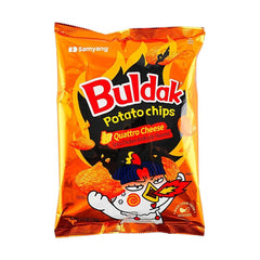 Buldak Potato Chips Quattro Cheese Flavor