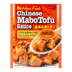 House Foods Chinese Mabo Tofu Sauce Mild 150g