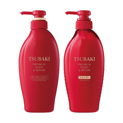 TSUBAKI Moist & Repair Shampoo & Conditioner Pump Pair Set 450mL + 450mL