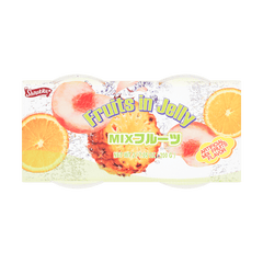 SHIRAKIKU Jelly Cup Mixed Fruit Flavor 2 Cups 400g