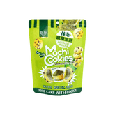 Mochi Cookies with Cocoa Chips: Matcha