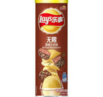LAY'S POTATO CHIPS (CANNED) STEAK FLAVOR 104g
