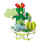 Keeppley Pokemon Bulbasaur Potted Plant Building Blocks Toy Set