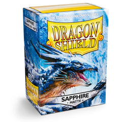 Dragon Shield Sleeves: Standard Matte - Sapphire 100CT