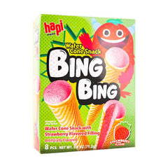 HAPI BING BING CONE SNACK STRAWBERRY