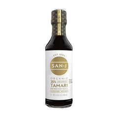 SAN-J ORGANIC TAMARI SOY SAUCE L-SOD GF6/10Z