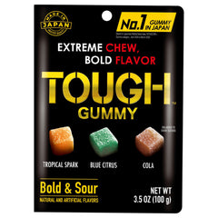 KABAYA TOUGH GUMMY TROPICAL SPARK & BLUE CITRUS & COLA BOLD & SOUR 3.50 OZ