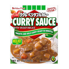 House Food CURRY SAUCE W/VEG MED HOT RTORT3/10/7Z
